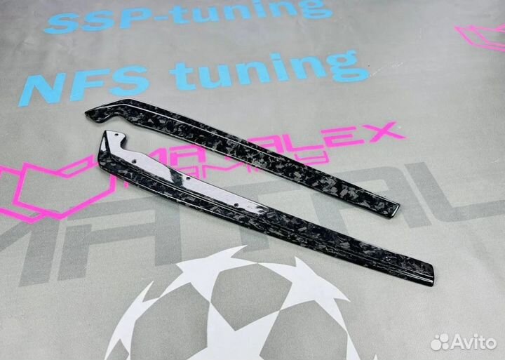 Карбоновые мини лезвия на BMW 5 G30/ M5 F90 ковка