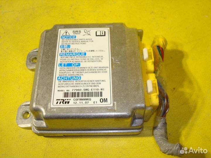 Блок подушек SRS срс Honda Civic Хонда Цивик 8 5D