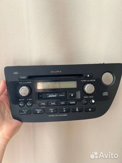 Передняя панель на штатную магнитолу Acura RSX