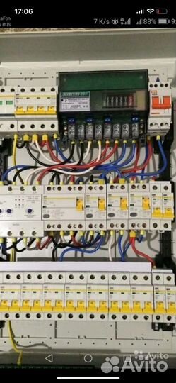 Услуги электрика монтаж