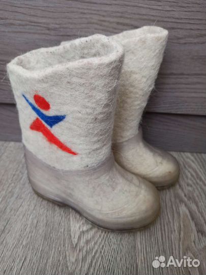 Валенки с галошами