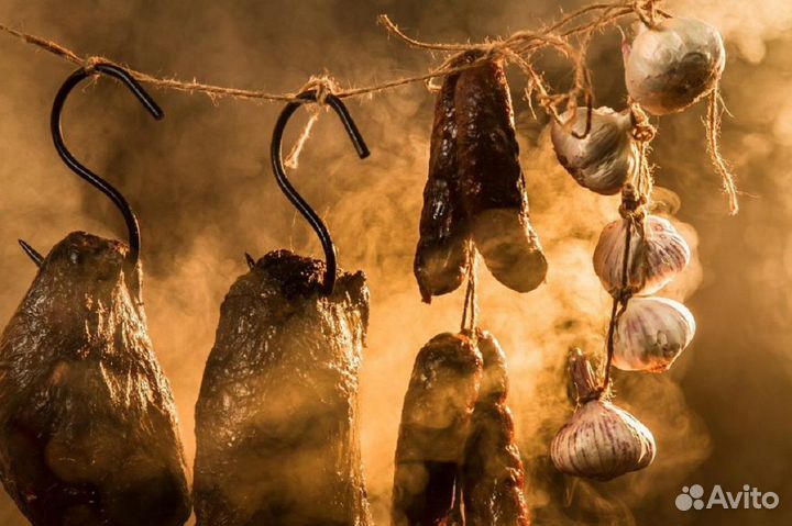 Крюк для мяса и рыбы, S-профиль,18см.х4мм.,нержа