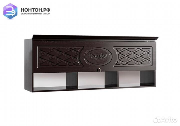 Полка Престиж шоколад / венге