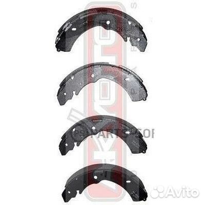 Колодки тормозные барабанные задние Akyoto AKS-200