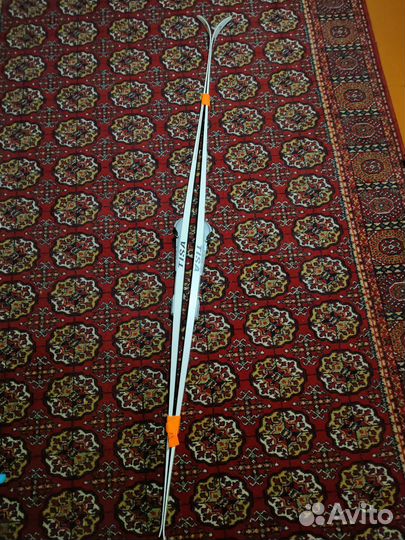 Лыжи беговые tisa combi и палки Cyber