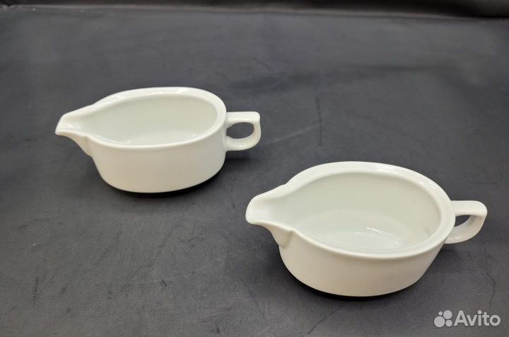 Соусник 100 мл белый фарфор 12*5,5*5 см