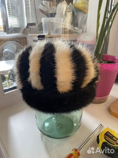Женский норковый берет