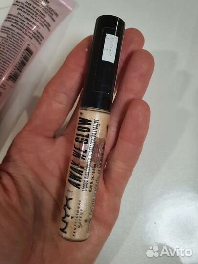 Крем тональный, хайлайтер