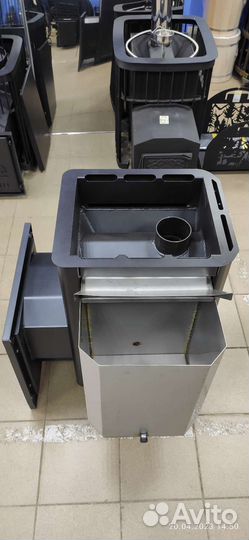 Печь для бани Варвара Паленица с правым Баком