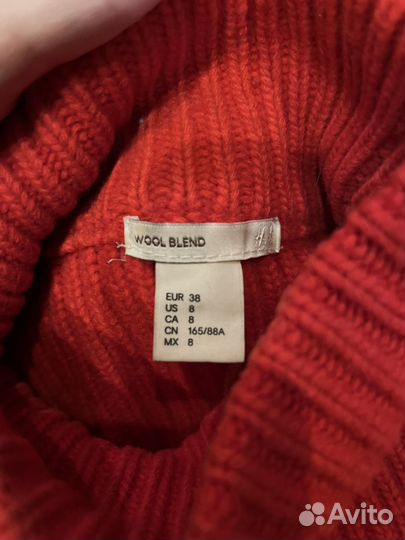 Свитер h&m шерстяной premium