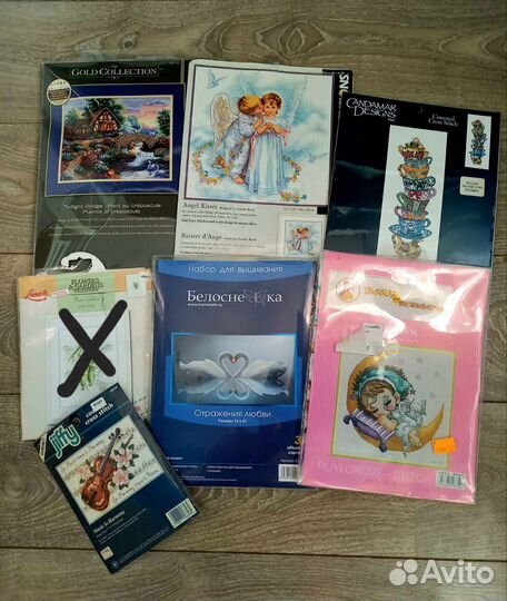 Наборы для вышивки крестиком и бисером