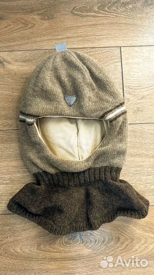 Шапка шлем Котик 1-3 года