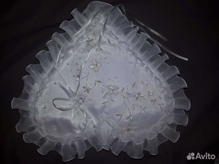 Подушечка для колец свадебная