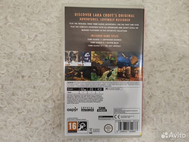 Tomb raider для Nintendo switch