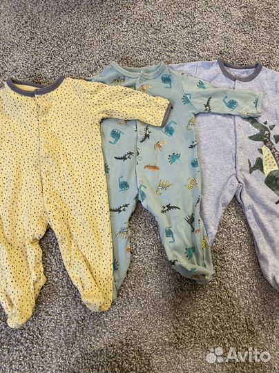 Одежда пакетом для мальчика/Слип 3-6 мес