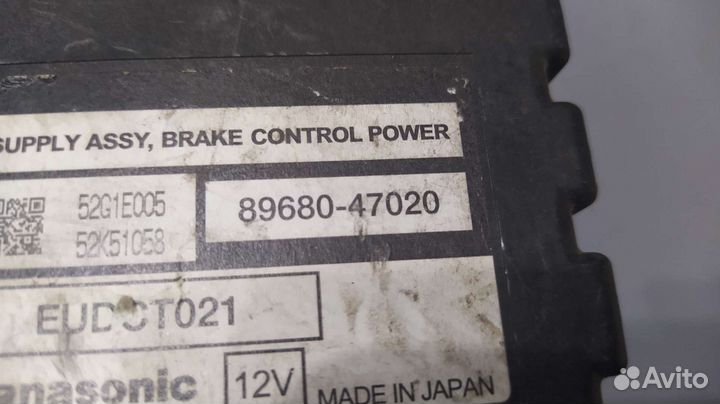 Блок управления тормозами Toyota Prius 89680-47020