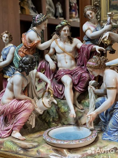 Фарфоровая композиция «Аполлон и нимфы»