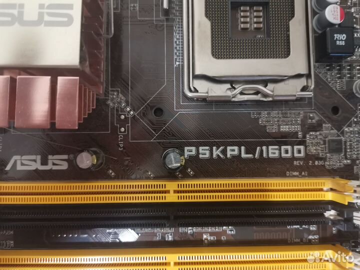 Материнская плата asus P5KPL/1600, LGA775, рабочая