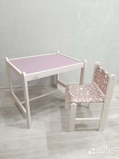 Детский стол и стул (новый)