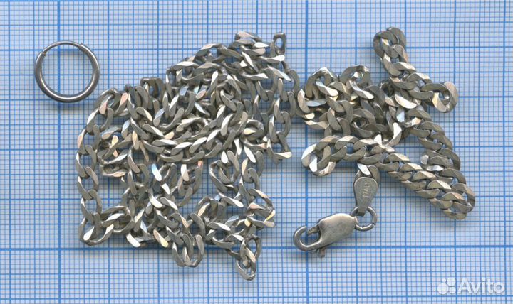 Лом серебра(Цепь, браслет, цепь)