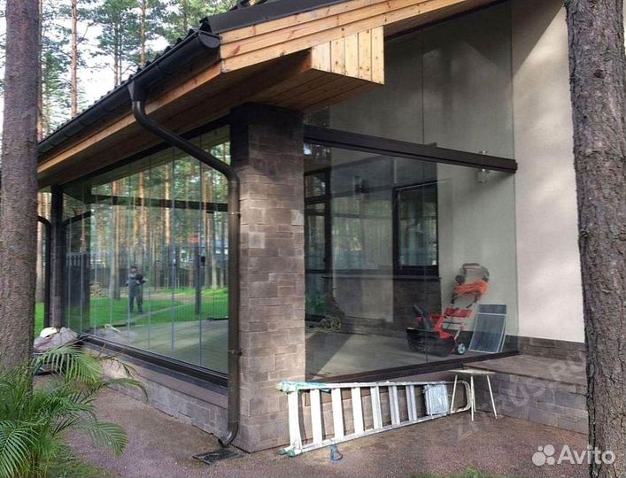 Безрамное остекление