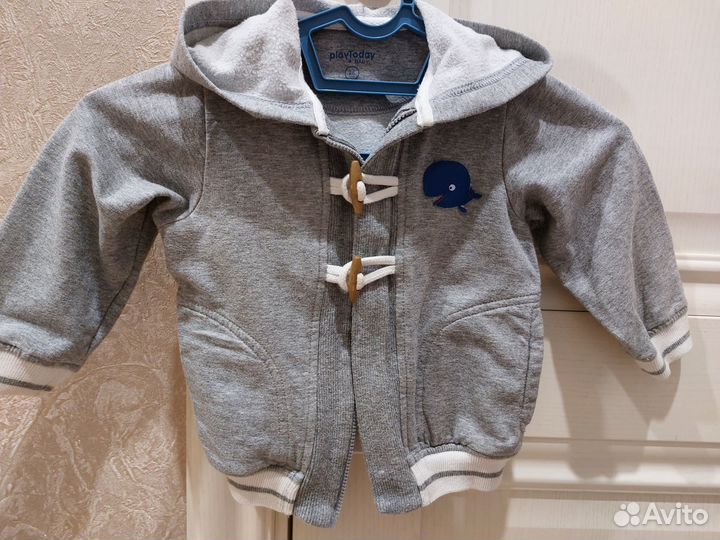 Кофта для мальчика с капюшоном (86)