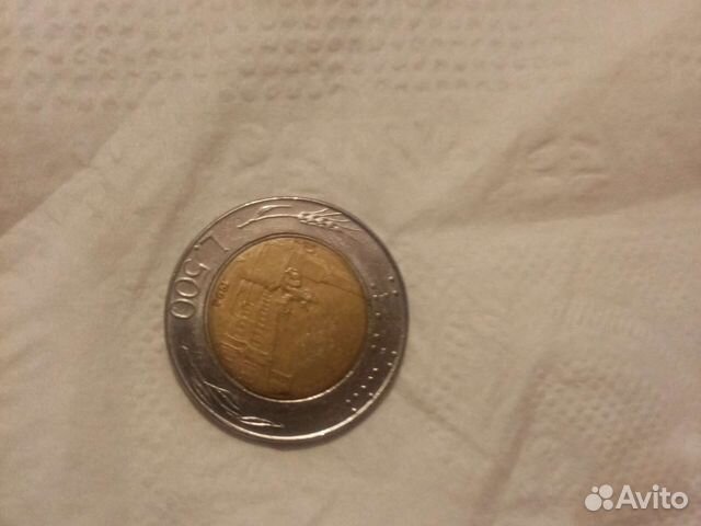 Итальянская монета брак