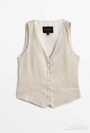 Massimo dutti жилет вельвет