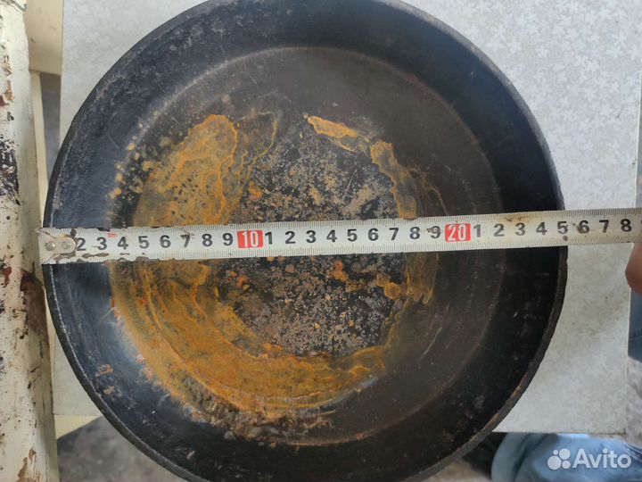 Антикварная чугунная сковорода СССР