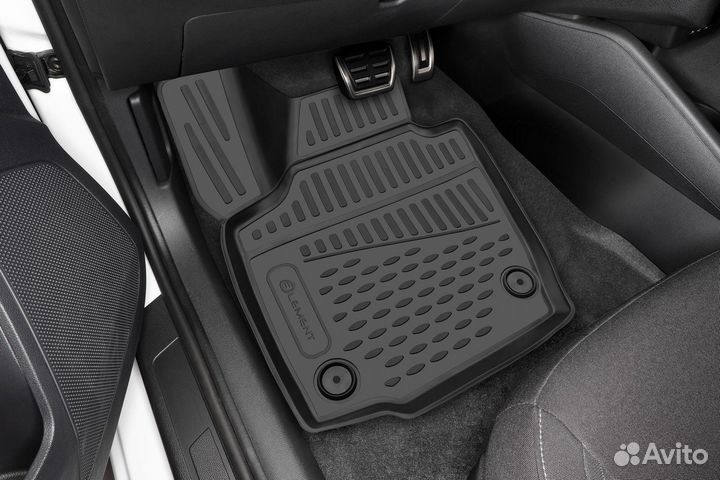 Коврики 3D в салон toyota Land Cuiser (J100), 1998-2007, П.Р. 4WD, дизель, АКПП, 4 шт. (полиуретан