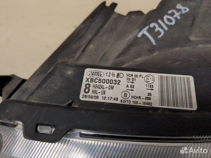 Фара (передняя) Land Rover Discovery 3, 2005