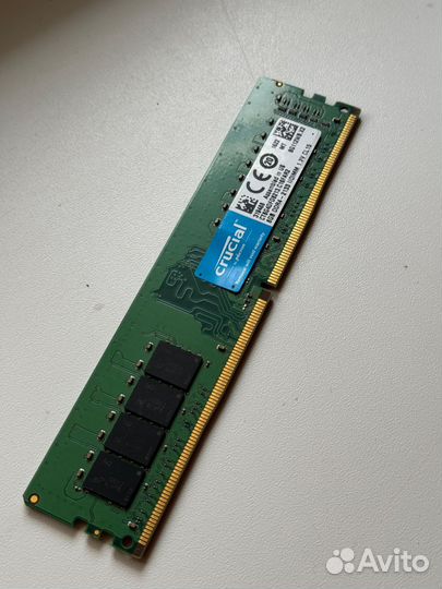 Оперативная память ddr4 8gb crucial 2133