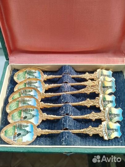 Набор чайных ложек мельхиор новый