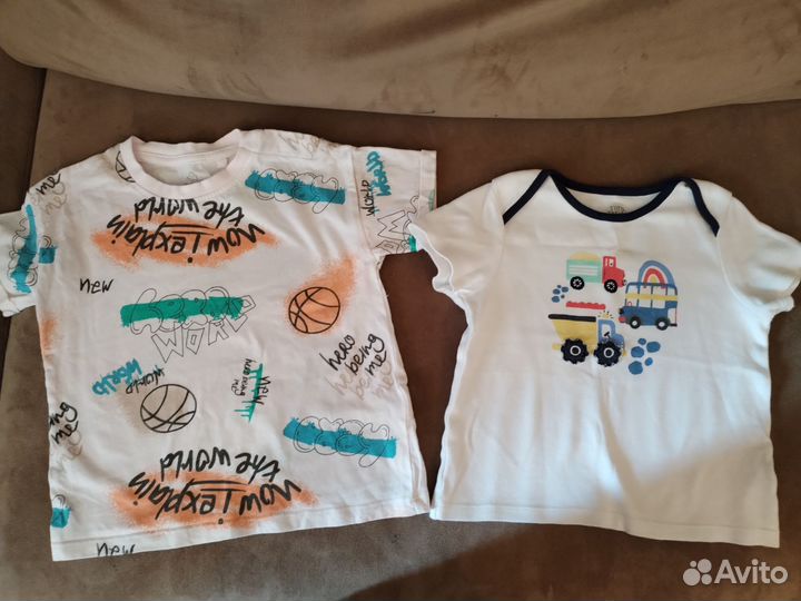 Вещи пакетом для мальчика 86 92