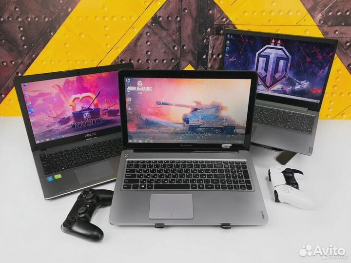 Игровые ноутбуки Lenovo, Asus для танков Рассрочка