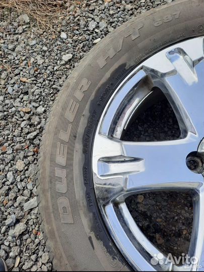 Летний комплект колес на toyota rav 4