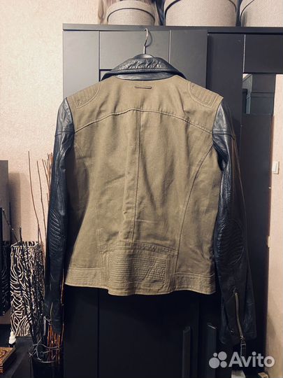 Натуральная кожаная куртка Pepe Jeans S