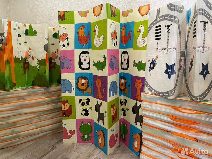 Складной детский коврик (180х200х1см)