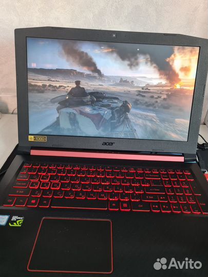 Acer nitro 5 intel i5 8300H, GTX 1050, 12gb озу