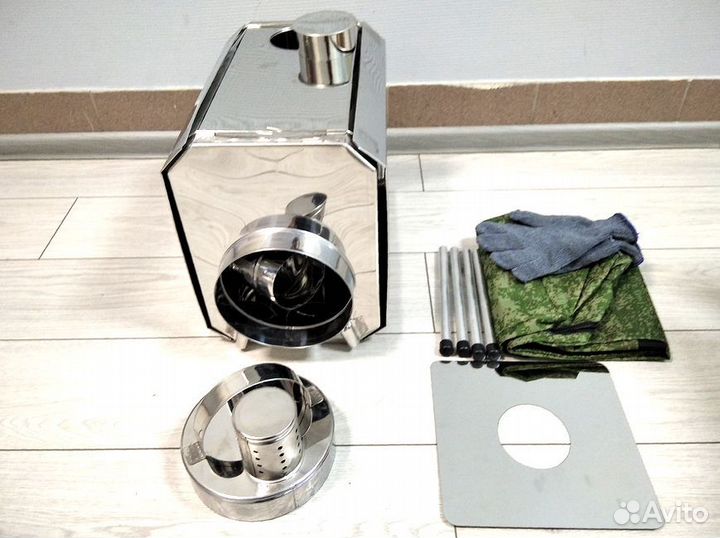 Печь для палатки Турист 25 л с экранами