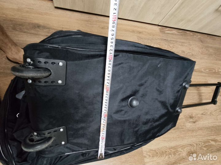 Сумка дорожная на колесах с выдвижной ручкой