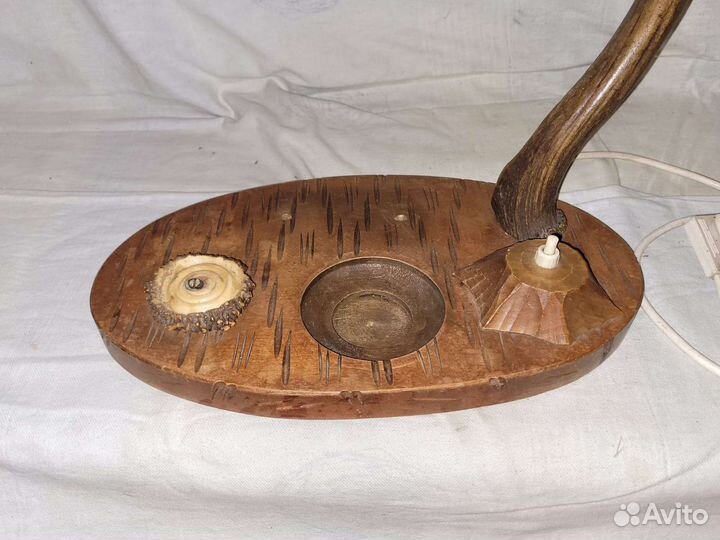 Старая Настольная Лампа-Фонарь