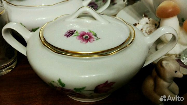 Чайный сервиз Богемия Чехословакия