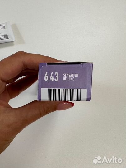 Краска deluxe sensation для волос estel 6/43
