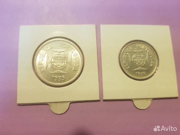 Колониальные монеты. Англия,Франция,Португалия