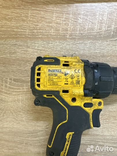 Шуруповерт dewalt dcd 708