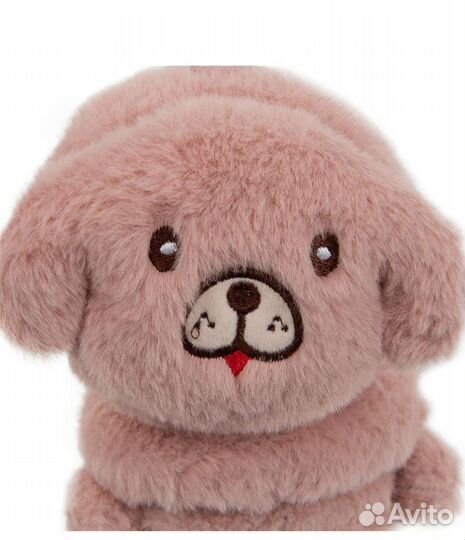 Наушники мягкие пушистые собачка новые