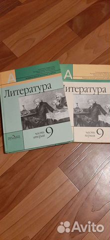 Учебник Литература 9 класс первая и вторая часть