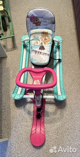 Снегокат детский красивый универсальный удобный