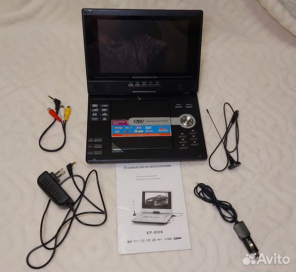 Портативный dvd и ЖК телевизор Eplutus 9.5